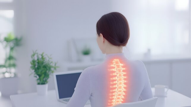 Bedeutung der richtigen Haltung im B&uuml;ro f&uuml;r die Gesundheit der Wirbels&auml;ule und die Produktivit&auml;t