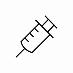 syringe for injection icon sign vector