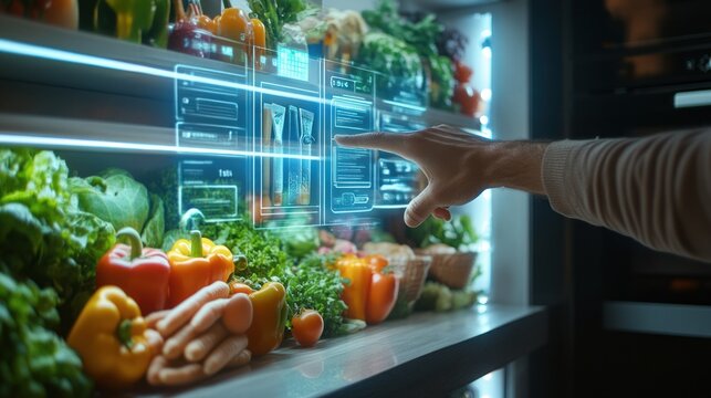 Holographic grocery shopping experience revolutionized