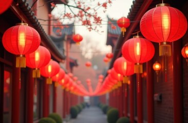 Chinese lantern ornament decorations for Mid Autumn Festival celebration of luck, health, happiness
and prosperity in Singapore. Generative AI tools