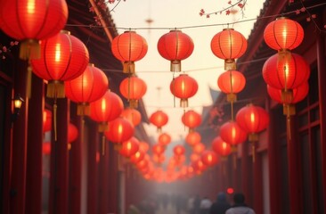 Chinese lantern ornament decorations for Mid Autumn Festival celebration of luck, health, happiness
and prosperity in Singapore. Generative AI tools