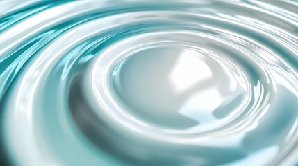 A smooth, aqua-toned image depicting an abstract swirling water ripple pattern, evoking a sense of movement and fluidity with a calming, contemporary aesthetic.