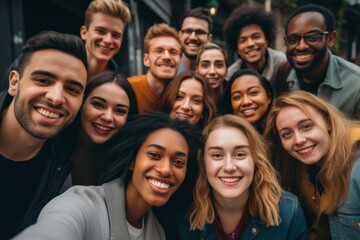 Friends laughing selfie adult.