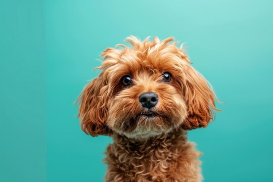 Minipoo dog mammal animal poodle.