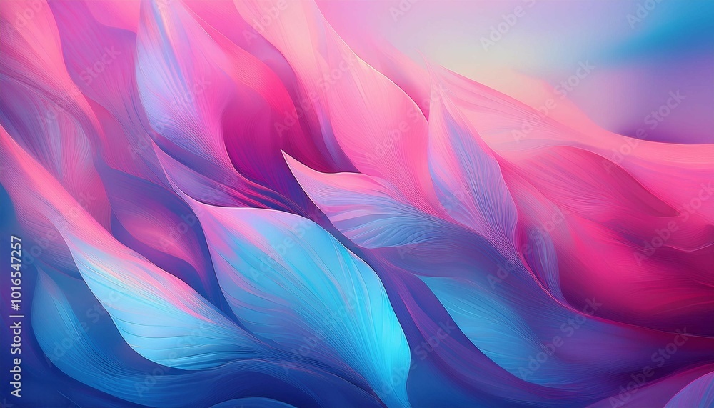 Poster abstract background with flowing lines