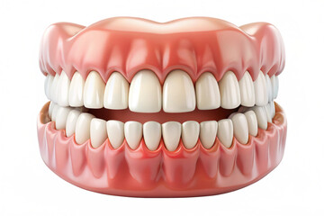 Obraz premium teeth isolated on white