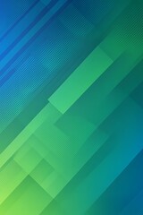 Obraz premium Dynamic Abstract Background in Green and Blue, Showcasing Geometric Shapes and Diagonal Lines That Create an Engaging and Contemporary Aesthetic.