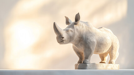 Obraz premium Rhinoceros The Large mammal