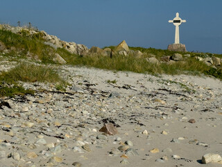 Cross by the sea
