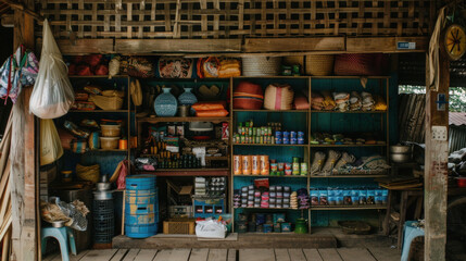 A rural e-commerce store showcasing locally made products, connecting small businesses in remote regions with customers worldwide.