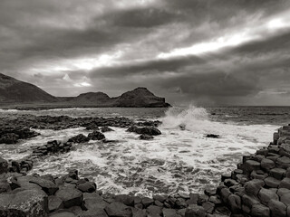 Black and White Seascape