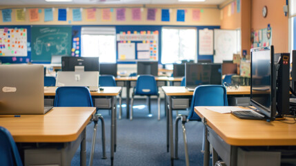 A school district implementing remote work policies for teachers and administrators, ensuring that education continues smoothly in a virtual environment.