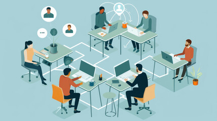 A small business implementing remote work policies, allowing employees to work from home while maintaining productivity and customer satisfaction.