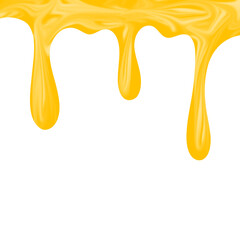 Illustration of honey dripping. Illustration of melted honey