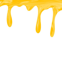 Illustration of honey dripping. Illustration of melted honey