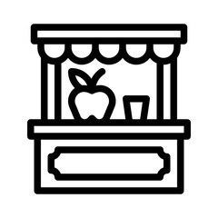 Fruit Stand line icon