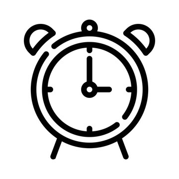 recommend clip art: Alarm Clock line icon