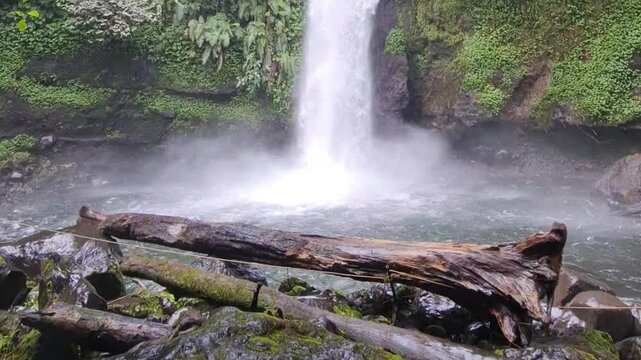 Curug Sawer is included in the Situ Gunung natural tourist area, which is in Kadudampit District, Sukabumi Regency. In ancient times it was known as a haunted place, scary.