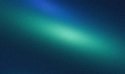 Abstract vintage blue green color grainy gradient seamless colors backdrop design background. Vibrant multicolored noisy gradient texture, bright, shine, glow, noise texture effect banner or poster
