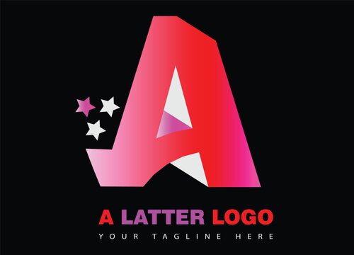 A letter logo features a stylized letter to represent a brand, using creative fonts, colors, and shapes. It's simple yet distinctive, making it versatile for various uses while  brand recognition.