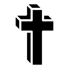 cross glyph icon