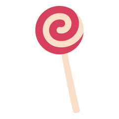 Lollipop. On a white background