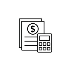 loan icon vector bank loan sign