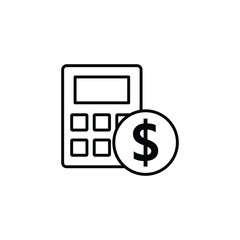 loan icon vector bank loan sign