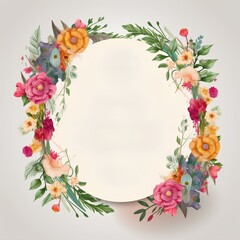 wreath of flowers