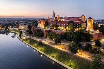 Obraz premium Wawel Royal Castle - Krakow, Poland.