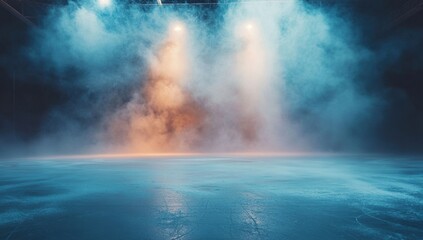 Obraz premium Stage Lights Smoke.