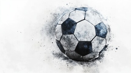 Soccer Ball Sketch.