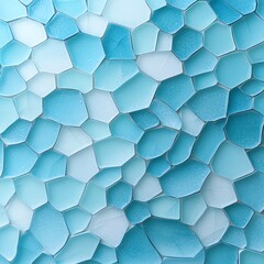 Beautiful blue mosaic pattern with various shades, creating a stunning and modern background.