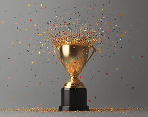 Gold Trophy Confetti.