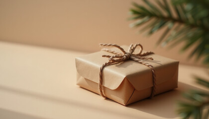 Gift box with ribbon