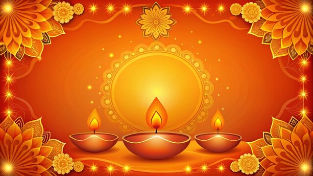 Diwali greeting card background