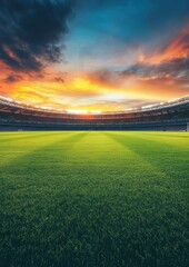 Fototapeta premium Sunset Stadium.
