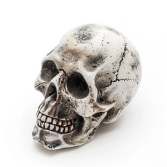 Obraz premium skull isolated on white background 