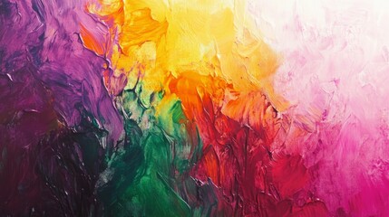 An abstract painted background featuring vibrant colors and textured artistic design, perfect for creative projects and digital applications.
