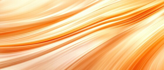 Abstract orange wave texture with smooth gradients and flowing lines, perfect for backgrounds and design projects.