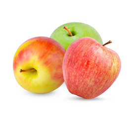 Fresh apple isolated on white background