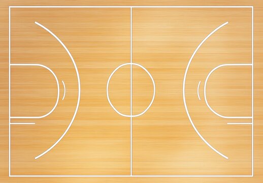 Basketball Court Wood.