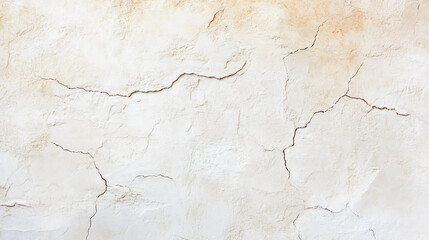 Obraz premium Cracked White Wall Surface Texture Background