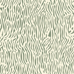 Green and White Organic Line Minimalist Seamless Pattern for Textile and Scrapbooking