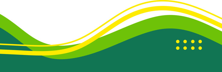 Business Wavy Line Footer 