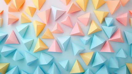 3D Polygon Abstract Polygonal Geometric Triangle Background