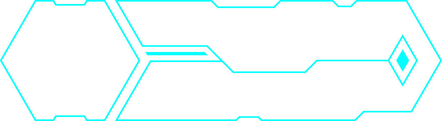 Blue control panel abstract modern technology futuristic interface hud