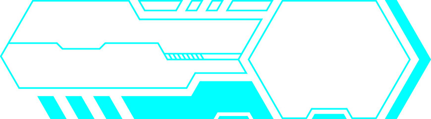 Blue control panel abstract modern technology futuristic interface hud