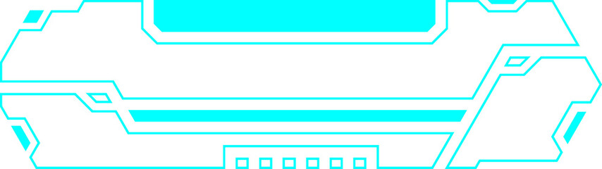 Blue control panel abstract modern technology futuristic interface hud