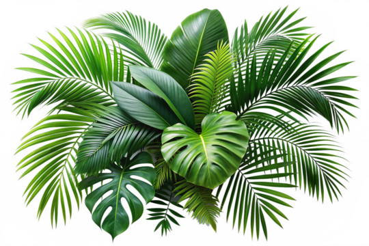 Plant leaves Green nature Tropical forest png